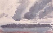 James Walter Robert Linton Untitled(Stormy clouds with earth and water) oil painting reproduction
